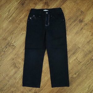 Size 5 Adjustable Black Denim Jeans by Stix N Stones NOS