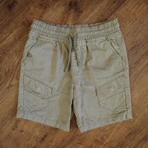 Size 5 Target Elasticated Patterned Khaki Shorts EUC