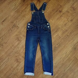 Size 6 Dark Navy Stretch Denim Overalls by Silver Jeans Co NOS