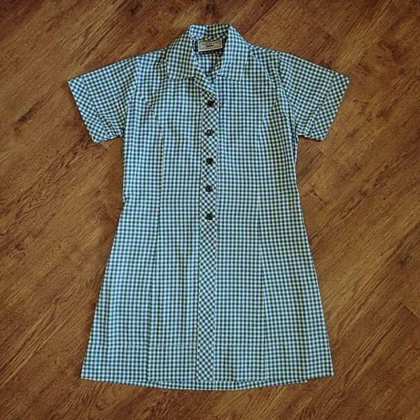 Size 12 AMA: Ballarat High School BHS Plaid Summer Dress EUC