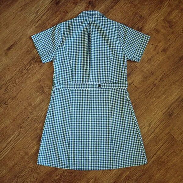 Size 12 AMA: Ballarat High School BHS Plaid Summer Dress EUC - Image 2