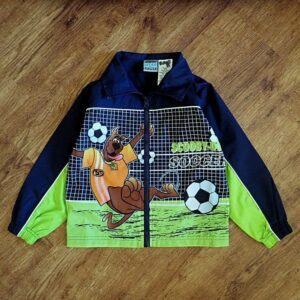 Size 4/5 Scooby-Doo Lightweight Navy Rain Jacket EUC