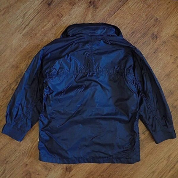 Size 4/6 Primary School Wear Lightweight Navy Rain Jacket EUC - Image 3