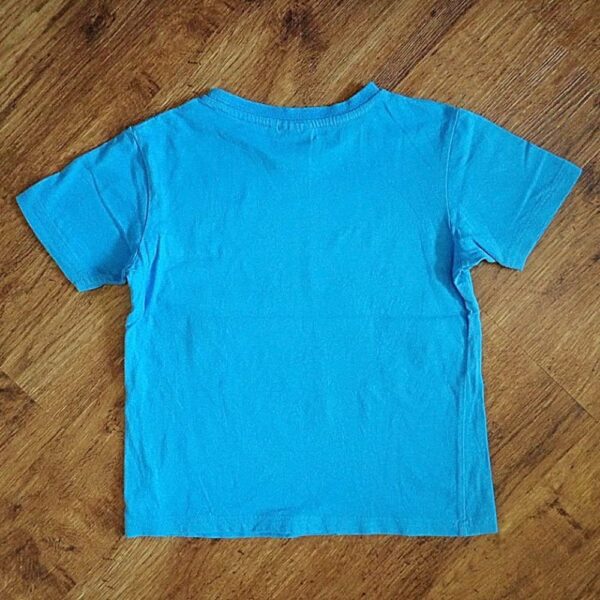 Size 4 Angry Birds 'Space Cadet' Sky Blue Tee EUC - Image 2