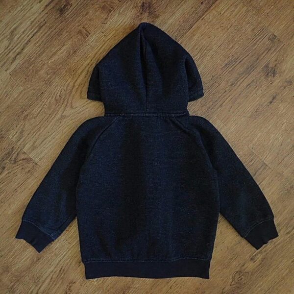 Size 4 Anko Black Marled Long Sleeve Hoodie GUC - Image 2