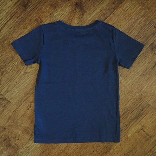 Size 4 Anko Blue & Terracotta-Coloured 'Road Trip' Tee EUC - Image 2