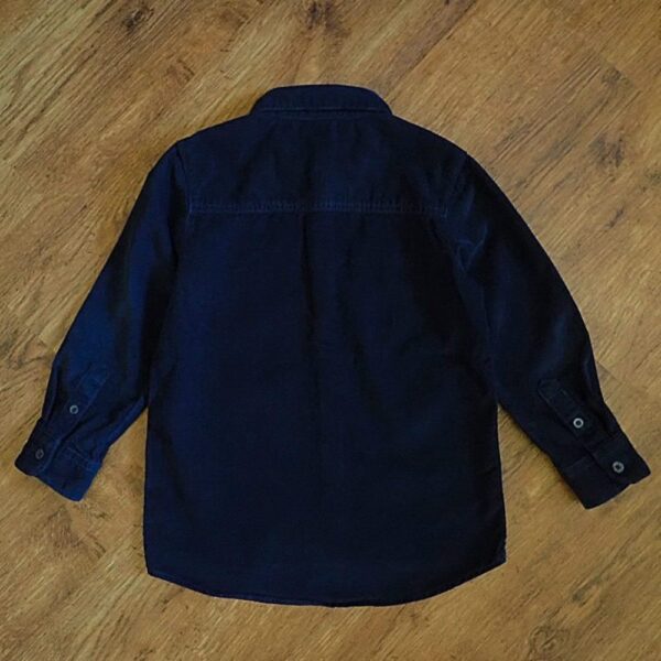 Size 4 Anko Dark Navy Corduroy Shirt EUC - Image 2