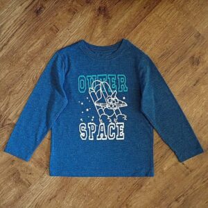 Size 4 Cool Kids 'Outer Space' Long Sleeve Tee EUC