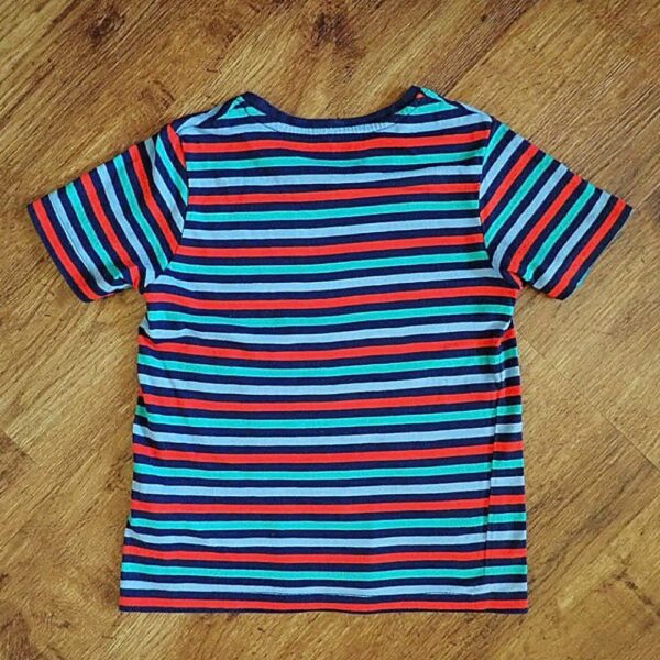 Size 4 Emerson Junior Boys Multicoloured Striped Tee EUC - Image 2