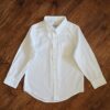 Size 4 Jacob & Co Plain White Long Sleeve Shirt NOS