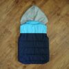 Size 4 Kids & Co Navy & Sky Blue Quilted Puffer Vest EUC - Image 2