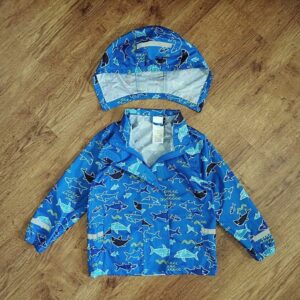 Size 4 Lily & Dan Blue 'Sea Creatures' Jacket EUC