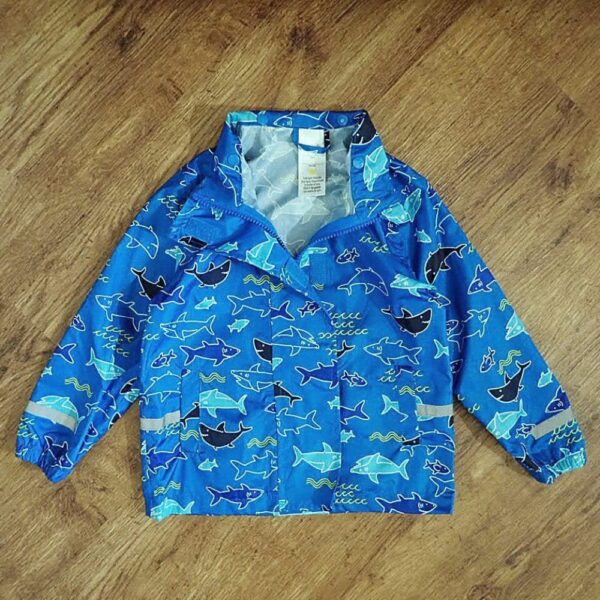 Size 4 Lily & Dan Blue 'Sea Creatures' Jacket EUC - Image 2