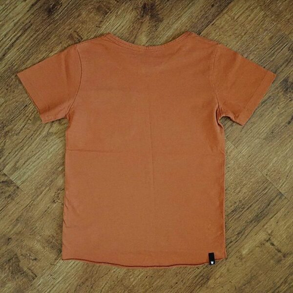 Size 4 Plain Terracotta-Coloured Tee by Munster Kids GUC - Image 2