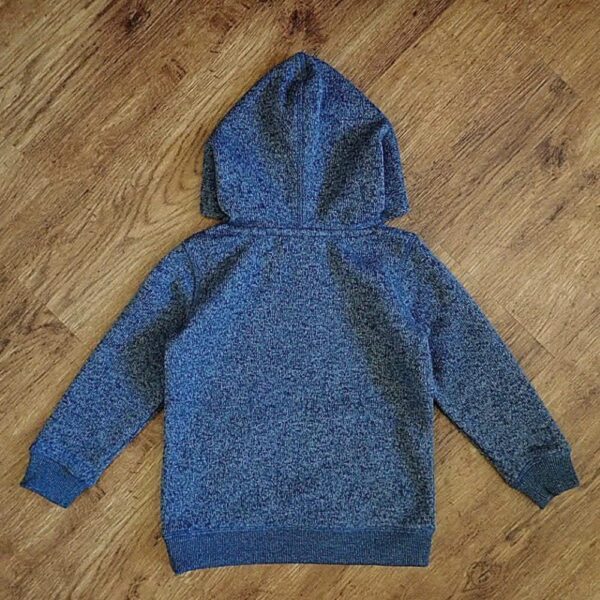 Size 4 Rip Curl Grey Marled Long Sleeve Hoodie NOS - Image 2