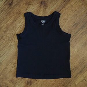 Size 4 Tilt Plain Black Tank Top EUC