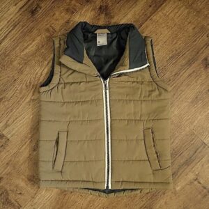 Size 5 Anko Toffee Coloured Quilted Puffer Vest EUC