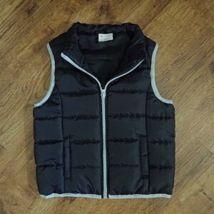 Size 5 B-Collection Black Quilted Puffer Vest NWOT