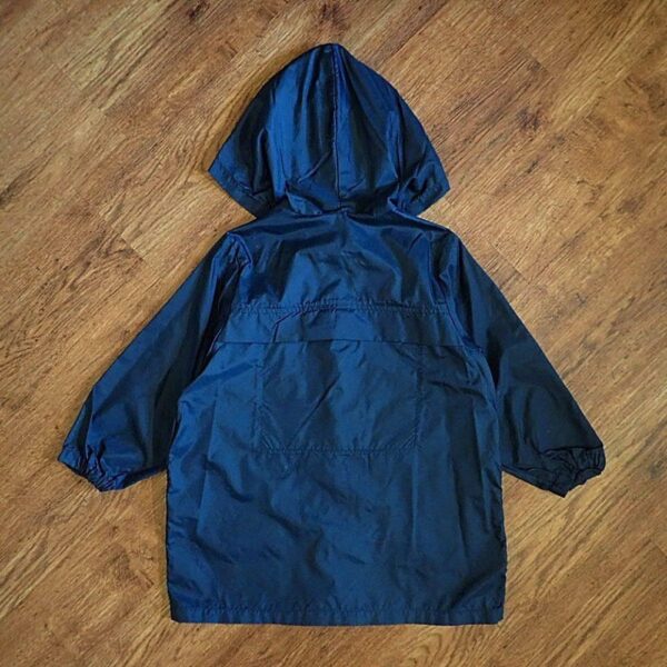 Size 5 Target Lightweight Navy Rain Jacket EUC - Image 2