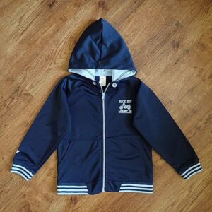 Size 5 Target Navy 'Motorbike Race Division' Hoodie EUC