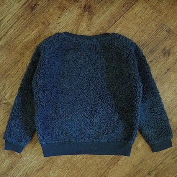 Size 6 Bonds Dark Grey Fleece Pullover EUC - Image 2