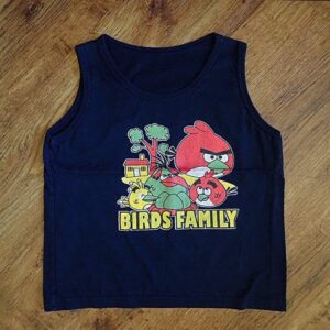 Size 5/6 Angry Birds Navy Tank Top EUC