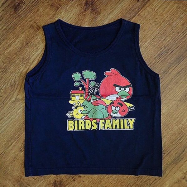 Size 5/6 Angry Birds Navy Tank Top EUC