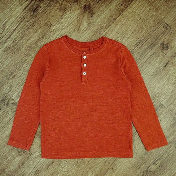 Size 5 Anko Terracotta-Coloured Medium Weight Long Sleeve Tee EUC