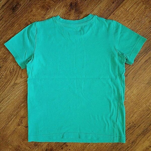 Size 5 Emerson Junior School Sports Plain Green Tee EUC - Image 2