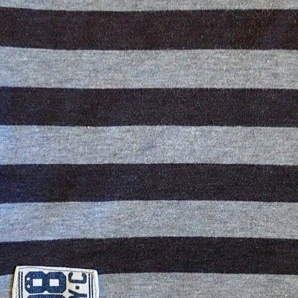 Size 5 H&T Grey Block-Striped Lightweight Hoodie IUC - Image 3