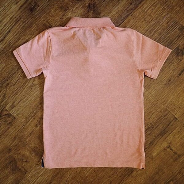 Size 5 H&T Short Sleeve Light-Terracotta Coloured Polo Shirt EUC - Image 2