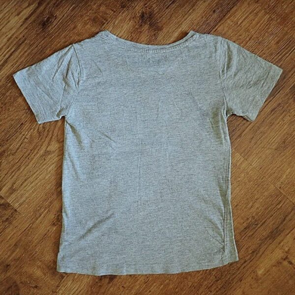 Size 5 Kids & Co 'Cool Dude' Grey Marled Tee EUC - Image 2