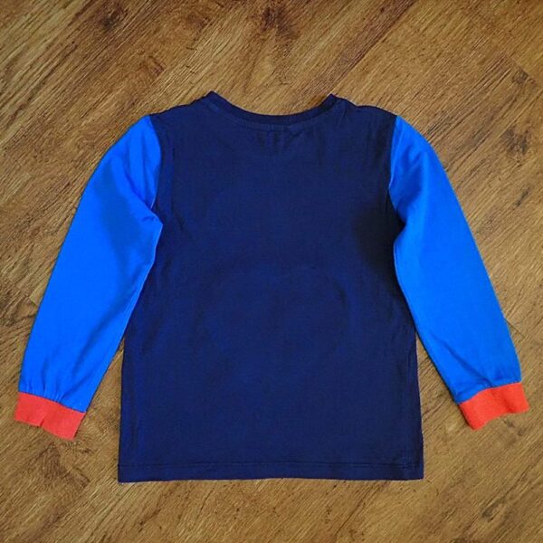 Size 5 Lego 'Minifig Heads' Long Sleeve Tee Sleep Top EUC - Image 2