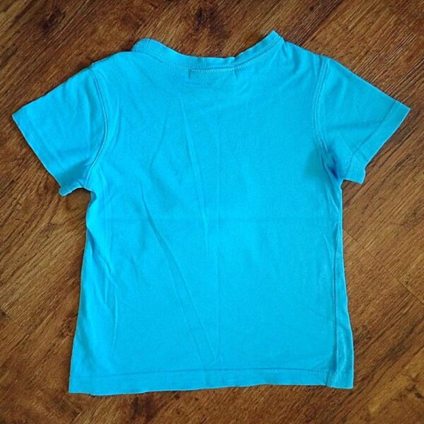 Size 5 Nickelodeon Sky Blue 'Diego' Football Tee EUC - Image 2