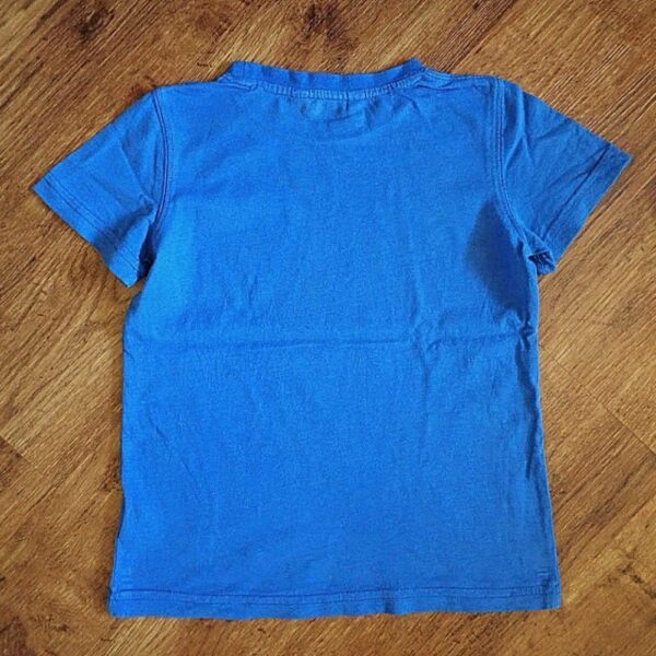 Size 5 Pumpkin Patch 'Brooklyn Basketball' Blue Tee EUC - Image 2