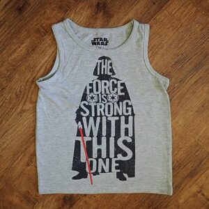 Size 5 Star Wars 'The Force is Strong with This One' Tank Top GUC