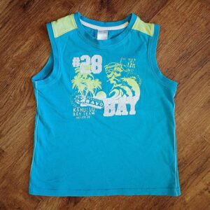 Size 5 Target '#28 Kahuluu Bay Team' Aqua Tank Top EUC