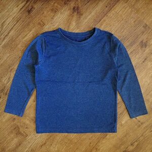 Size 5 Target Plain Blue Long Sleeve Tee EUC