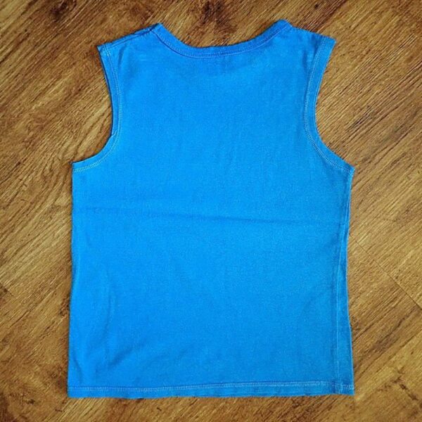 Size 5 Target 'Tiki Oasis' Blue Tank Top EUC - Image 2