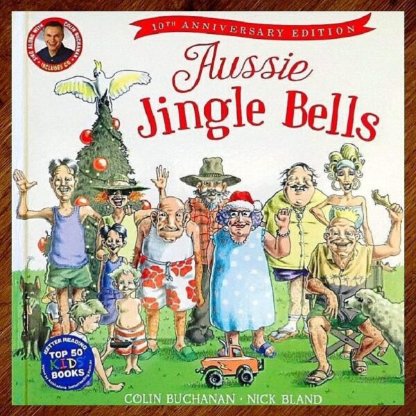 Aussie Jingle Bells: Picture Book & Audio CD (Colin Buchanan) EUC