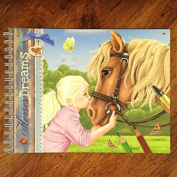 Depesche: Horses Dreams Drawing & Colouring Folio EUC