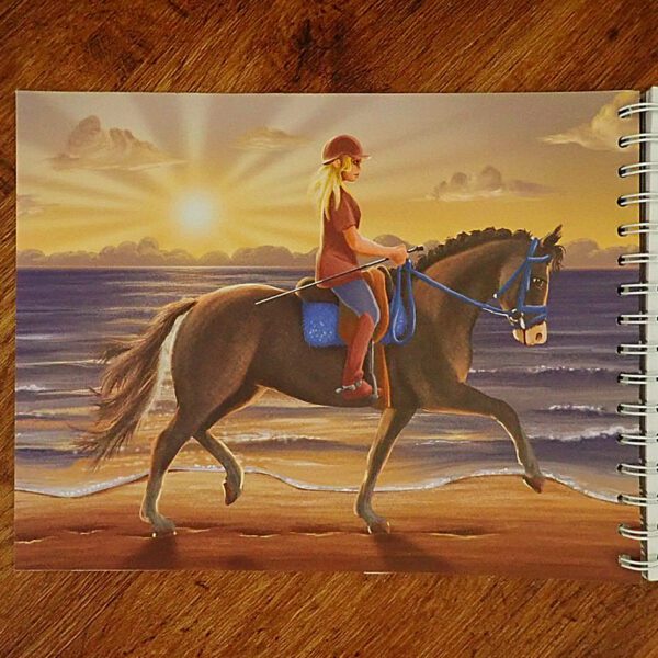 Depesche: Horses Dreams Drawing & Colouring Folio EUC - Image 3