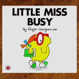BIG Story Book Little Miss Busy (Roger Hargreaves) GUC
