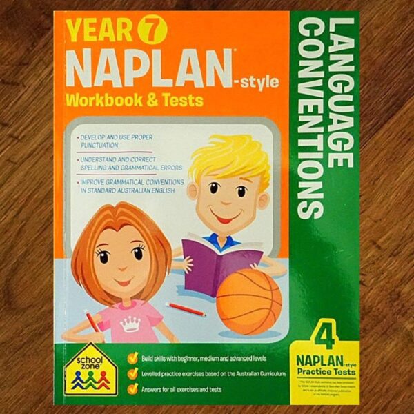 Naplan-Style Workbook & Tests: Year 7 Language Conventions NOS