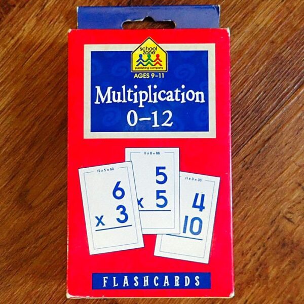 School Zone: Multiplication Flash Cards NOS