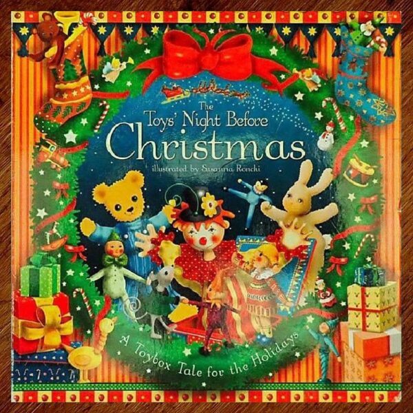 The Toys Night Before Christmas: Picture Story Board Book EUC