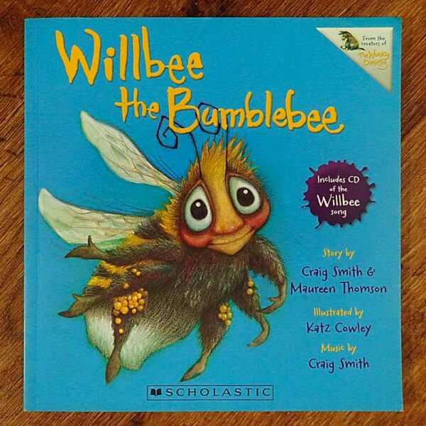 Willbee the Bumblebee Picture Story Book & Audio CD EUC