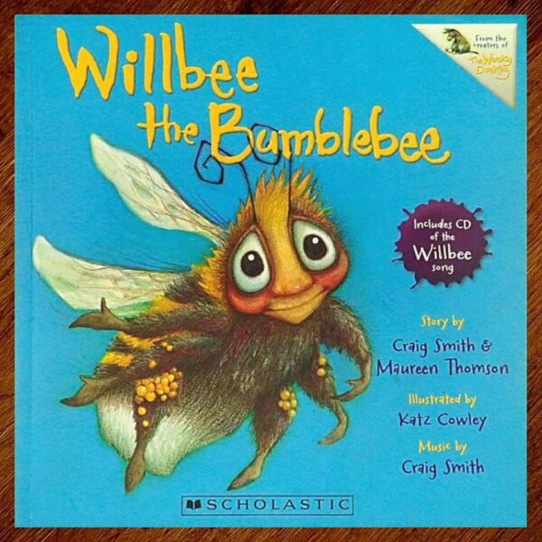 Willbee the Bumblebee: Picture Story Book & Audio CD EUC