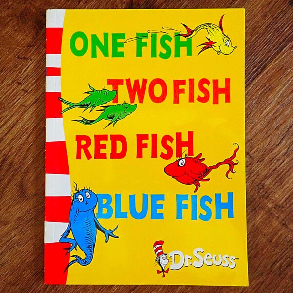 Dr Seuss: One Fish Two Fish Red Fish Blue Fish Picture Book NOS