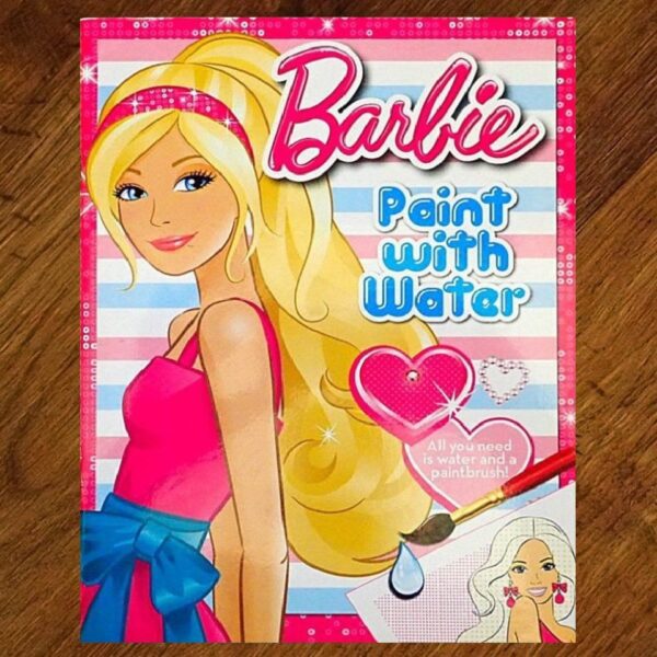 Five Mile Press: Barbie Paint with Water Activity Book NOS